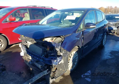 2016 Ford C-Max Hybrid Se из США, поврежденный, VIN 1FADP5AU2GL119226